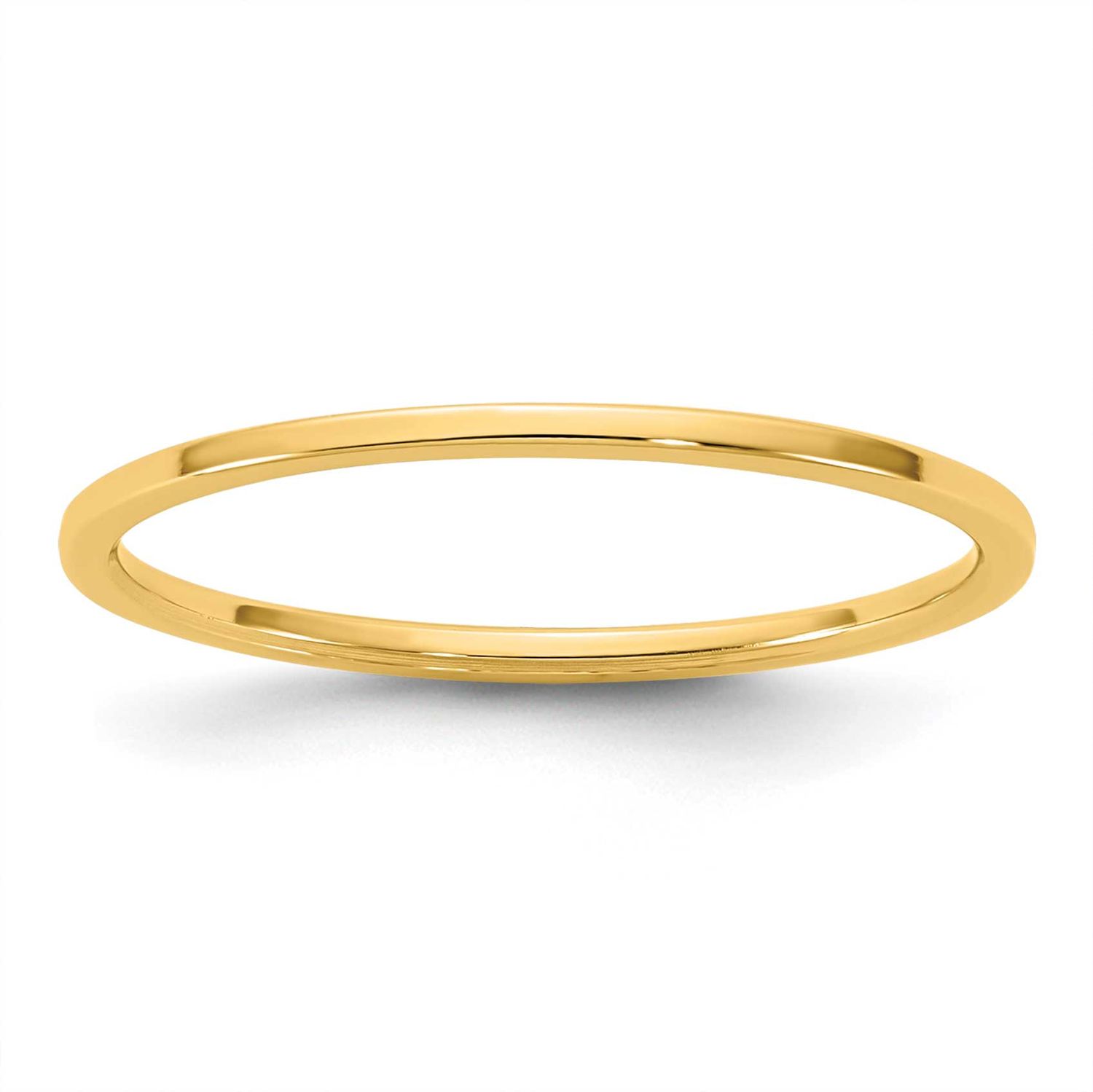 1mm Flat Band 10k Gold, 1FLL010-7,
