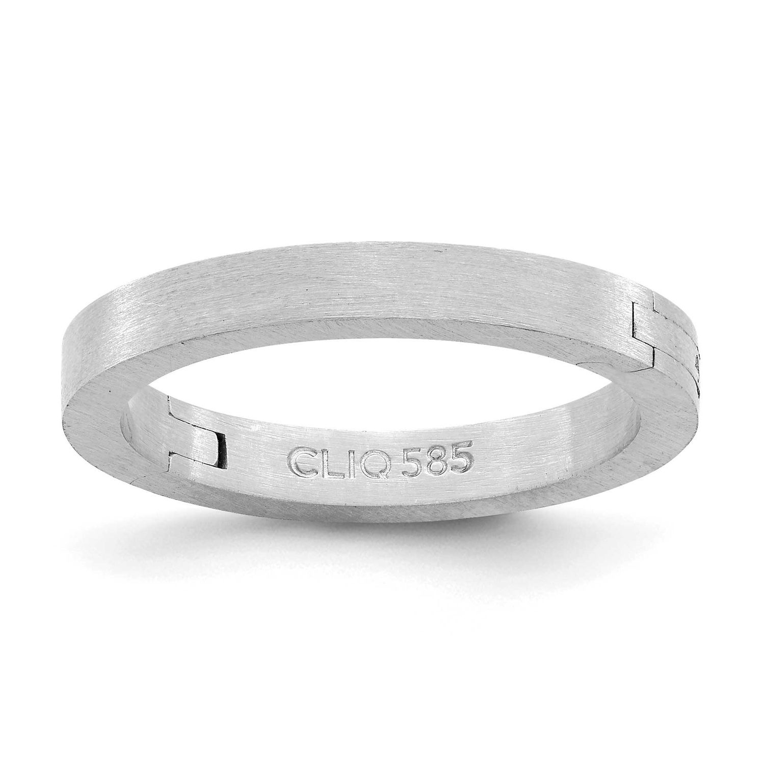 2.7mm CLIQ Hinged Shank 14k White Gold, WGSH128-7.5, 191101637117