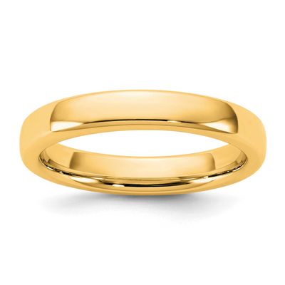 3.5mm European Comfort Fit Band 14k Gold, ECF035-5.5,