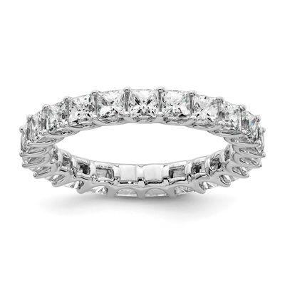 Princess Lab Grown Diamond VS/SI FGH Eternity Band 14k White Gold, RM10429-300-7WLG,