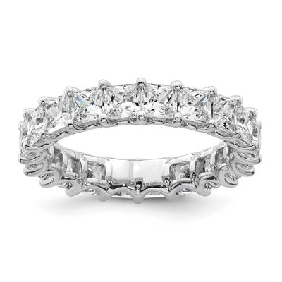 Princess Lab Grown Diamond VS/SI FGH Eternity Band 14k White Gold, RM10429-400-6WLG,