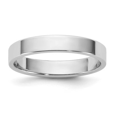 3.5mm Flat Band 14k White Gold, WFLL035-5,