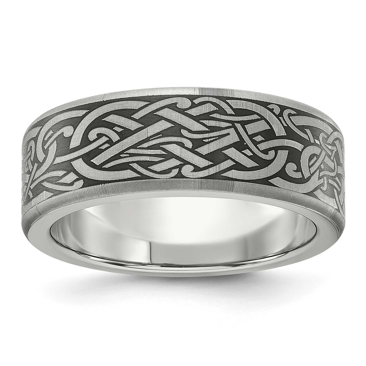 Laser Design 8mm Band Stainless Steel Brushed, SR706-9.5, 196904257050