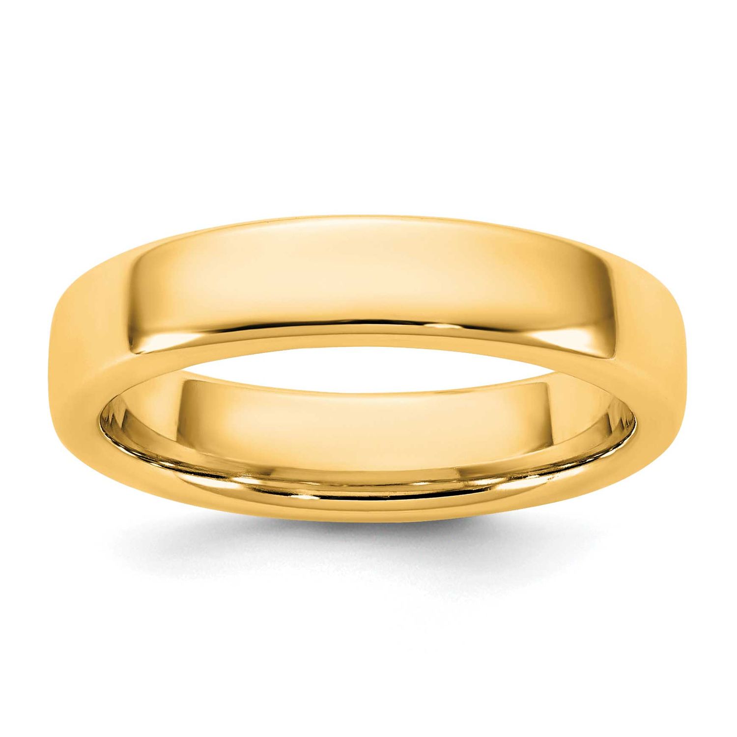 4.5mm European Comfort Fit Band 14k Gold, ECF045-7,