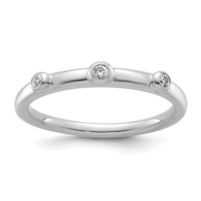 Diamond Ring 14k White Gold, SK2198-8,