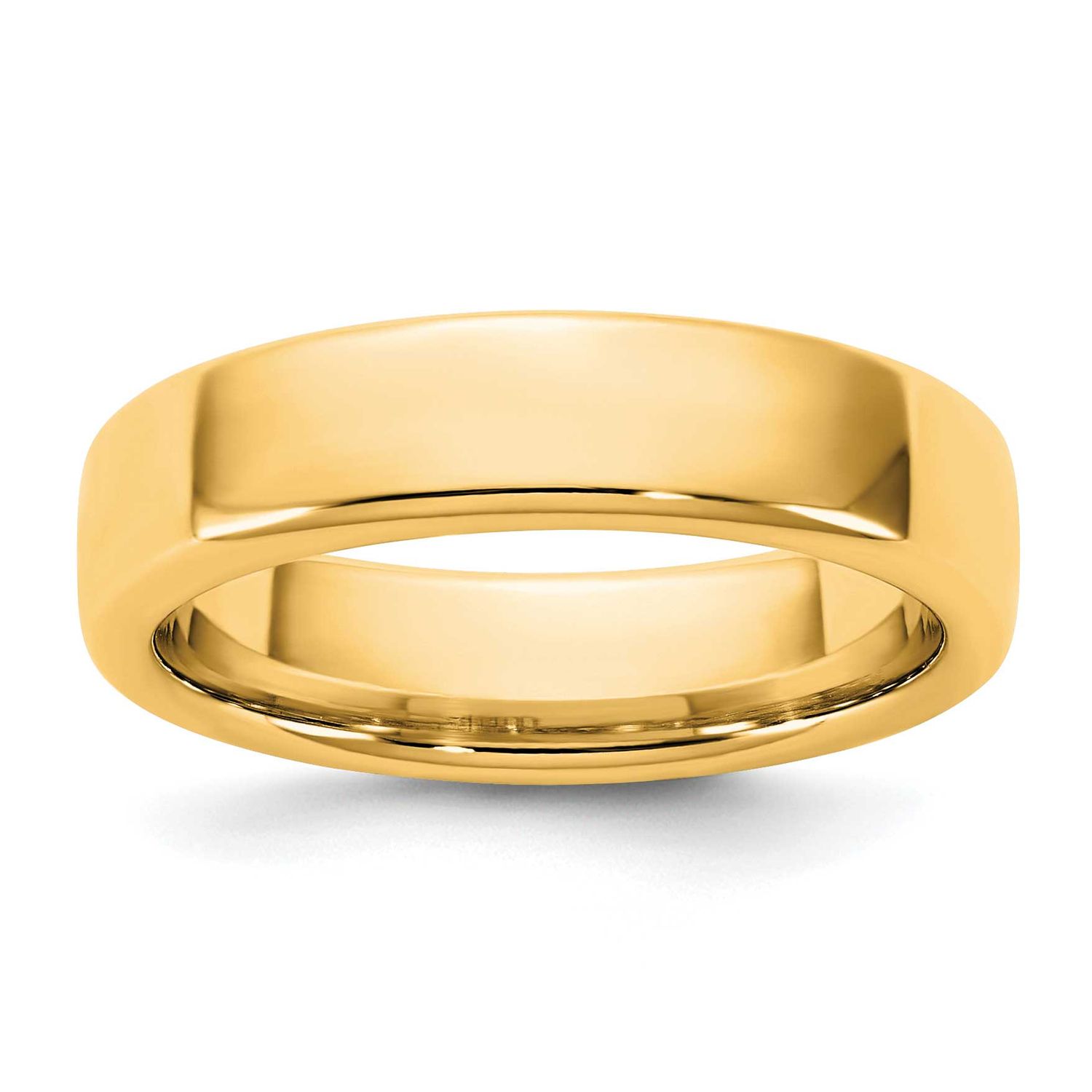 5mm European Comfort Fit Band 14k Gold, ECF050-8,
