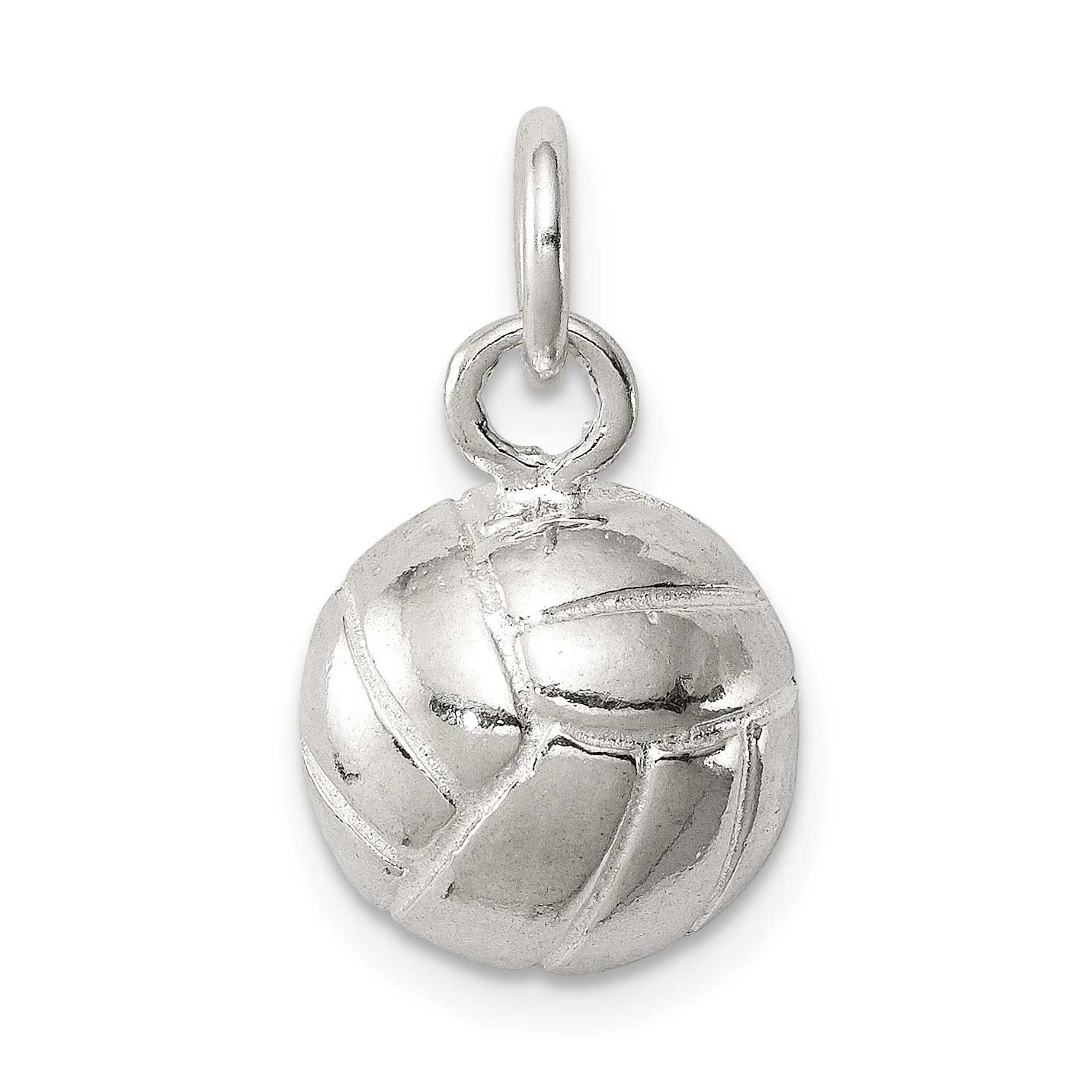 Volleyball Charm Sterling Silver, QC709, 883957916699
