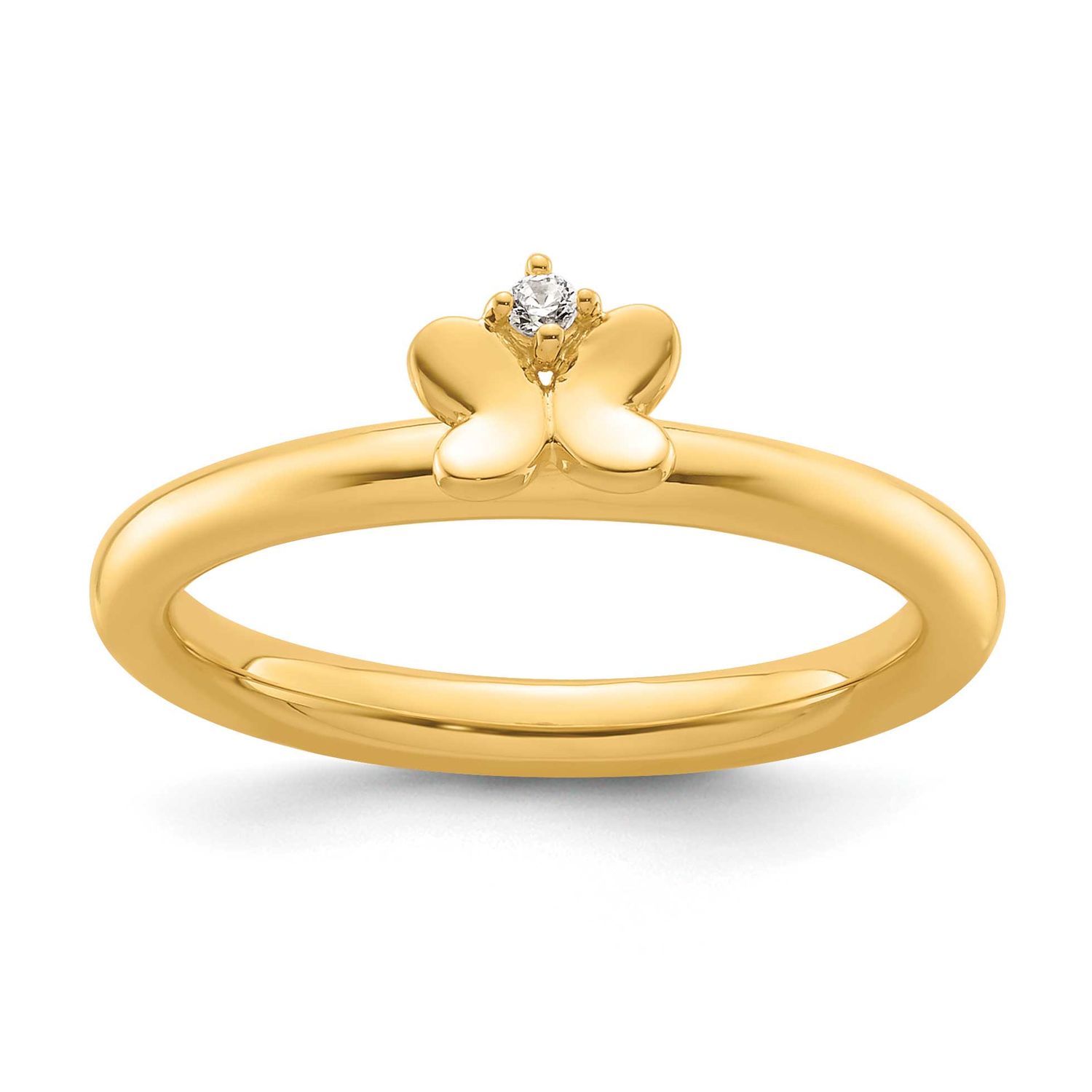 Diamond Butterfly Ring 14k Gold, SK2177-5,