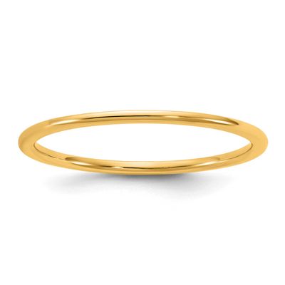1mm Comfort Fit Band 14k Gold, CFL010-5.5,
