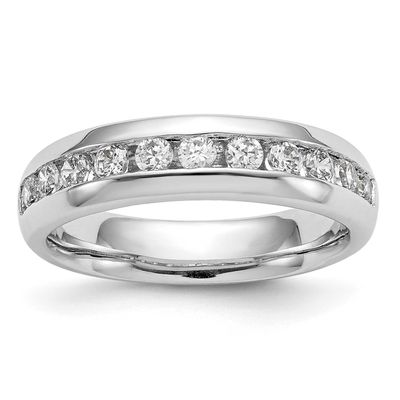 11-Stone Holds 11-2.6mm Round Channel Band Mounting 14k White Gold, RM3322B-077-W,