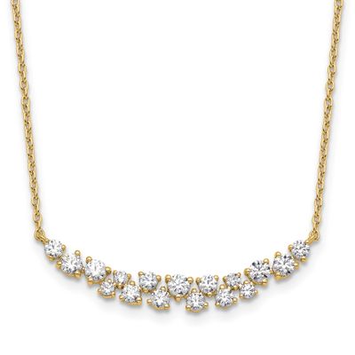 Lab Grown Diamond VS/SI FGH Fancy Necklace 14k Gold, PM10528-085-LG,