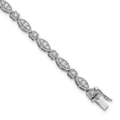 Lab Grown Diamond VS/SI FGH Fancy Bracelet 14k White Gold, BM10533-103-WLG,