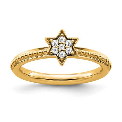 Diamond Star Ring 14k Gold, SK2150-7,