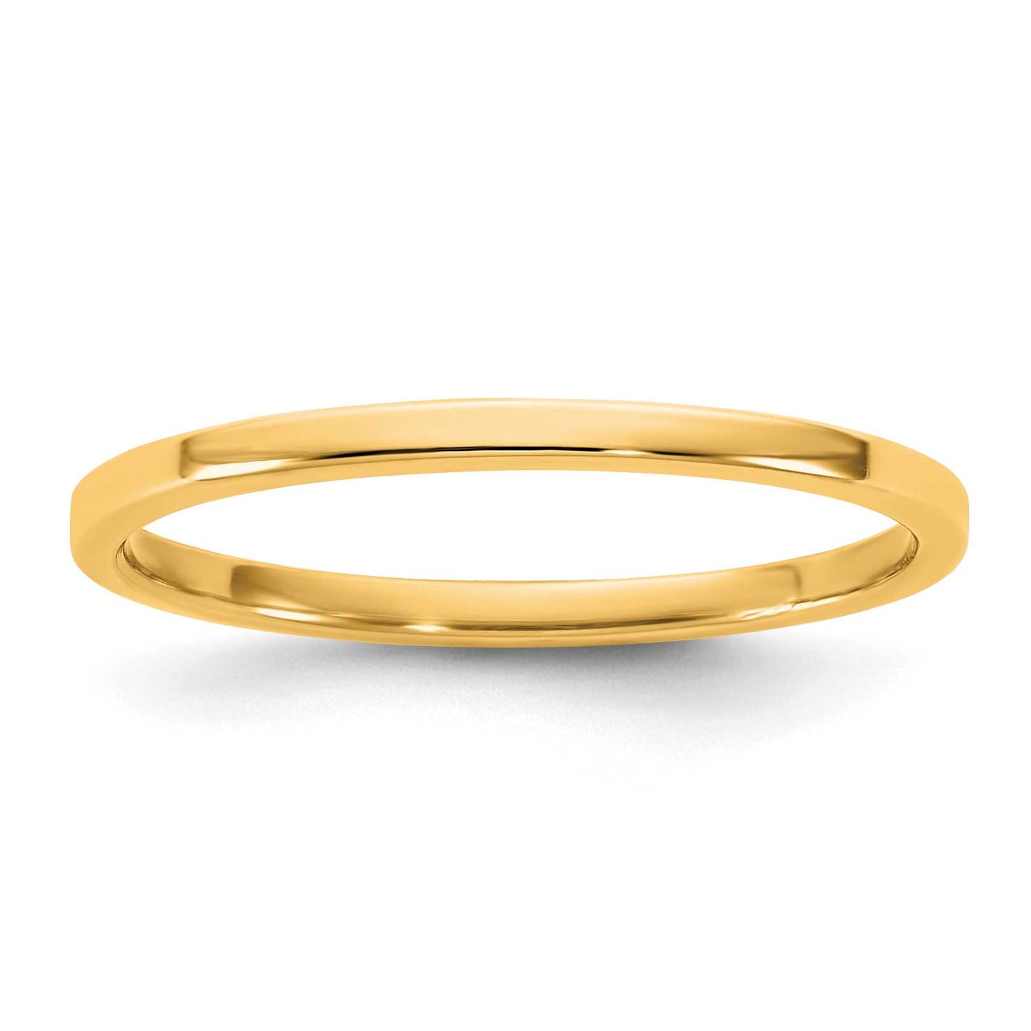 1.5mm Flat Band 10k Gold, 1FLL015-4,
