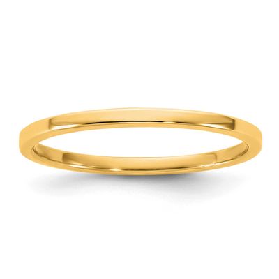 1.5mm Flat Band 10k Gold, 1FLL015-4,