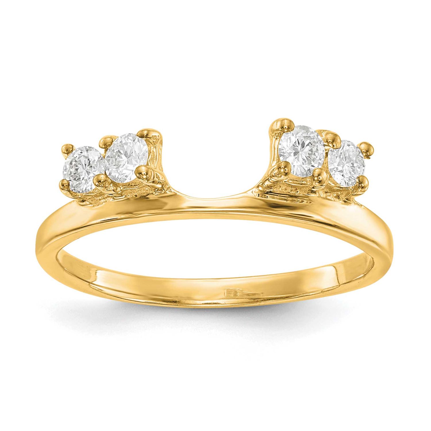 Diamond Wrap Ring 14k Gold, RM3071B-028-YAA,