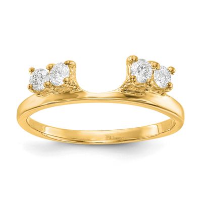 Diamond Wrap Ring 14k Gold, RM3071B-028-YAA,