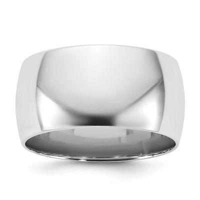 10mm Comfort Fit Band 10k White Gold, 1WCF100-13.5,