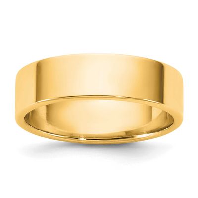 5.5mm Flat Band 14k Gold, FLL055-8.5,