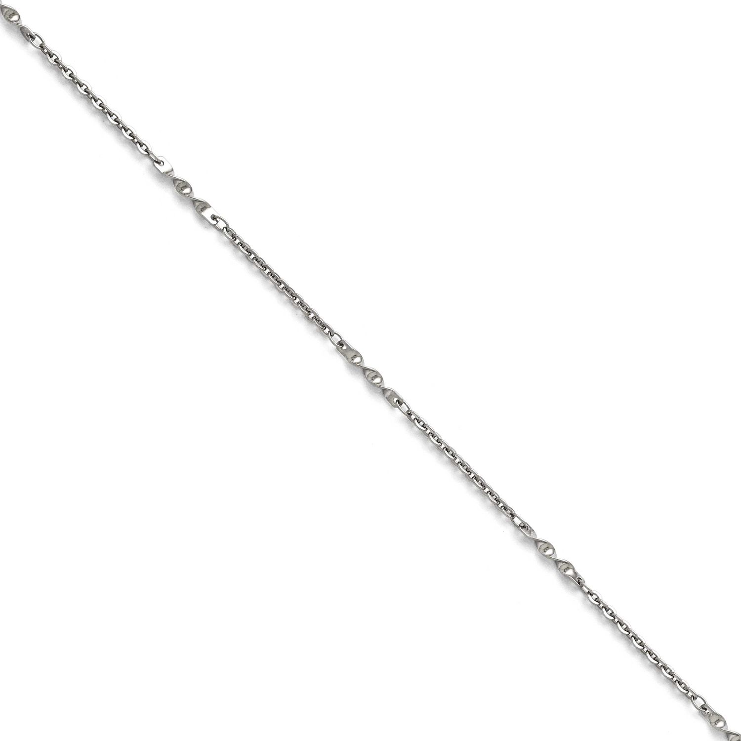 Fancy Link Chain Stainless Steel Polished, SRN1616-9.5, 886774435602