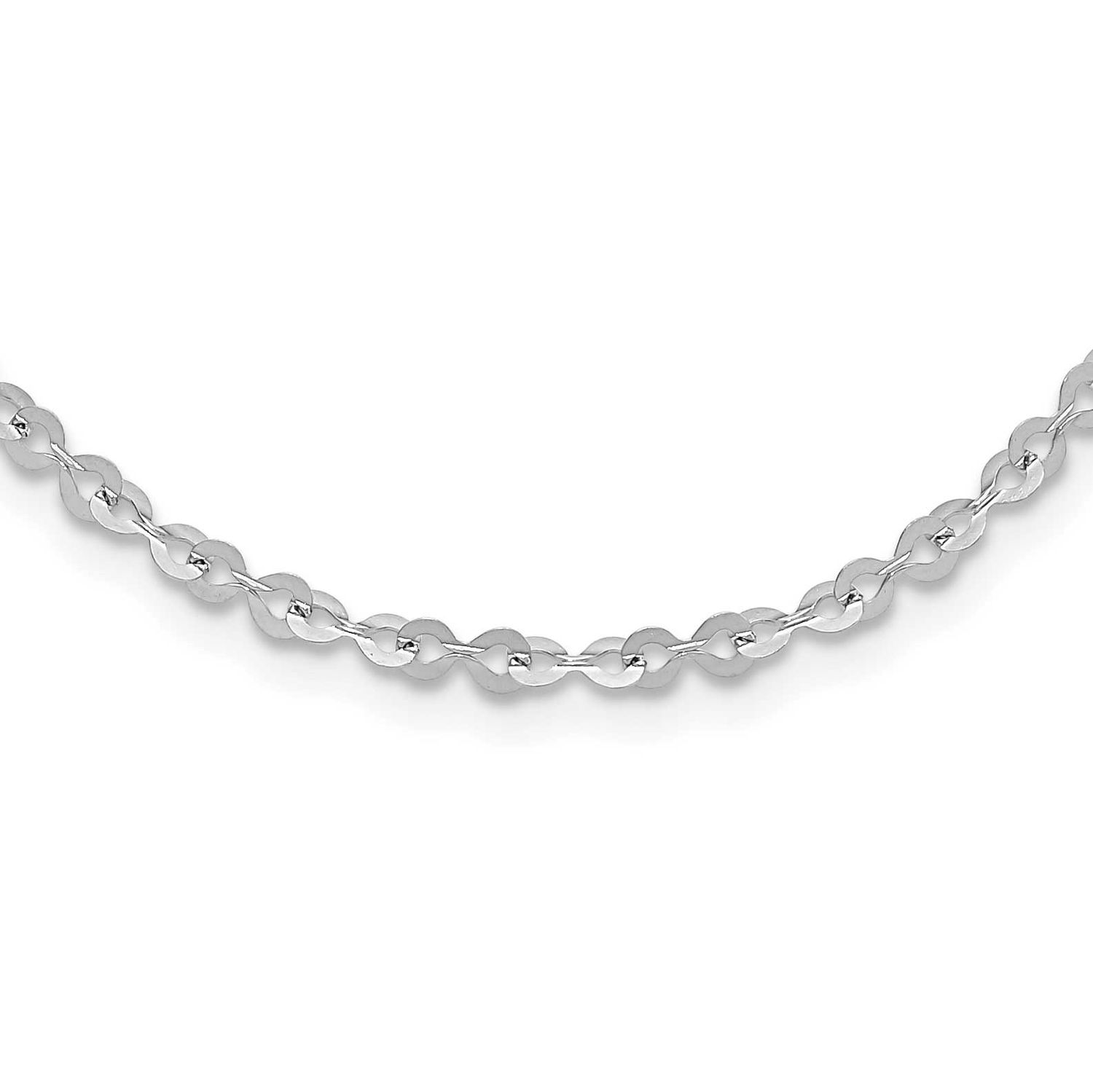 3.4mm Fancy Infinity Link Chain Stainless Steel Polished, SRN1886-16, 886774436173