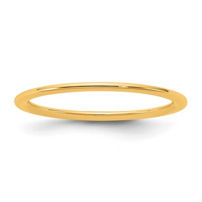1mm Standard Comfort Fit Band 10k Gold, 1CF010-9.5,