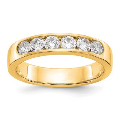 6-Stone Holds 6-3.1mm Round Channel Band Mounting Closed 14k Gold, RM3292B-069-Y,