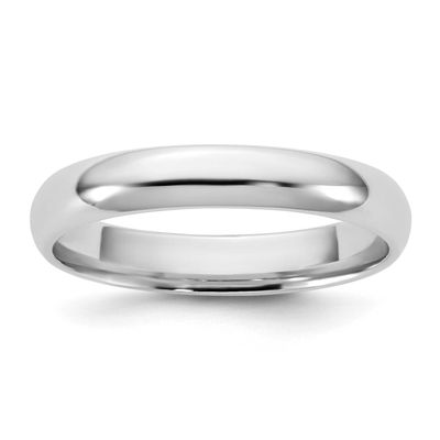3.5mm Comfort Fit Band 10k White Gold, 1WCFL035-11.5,