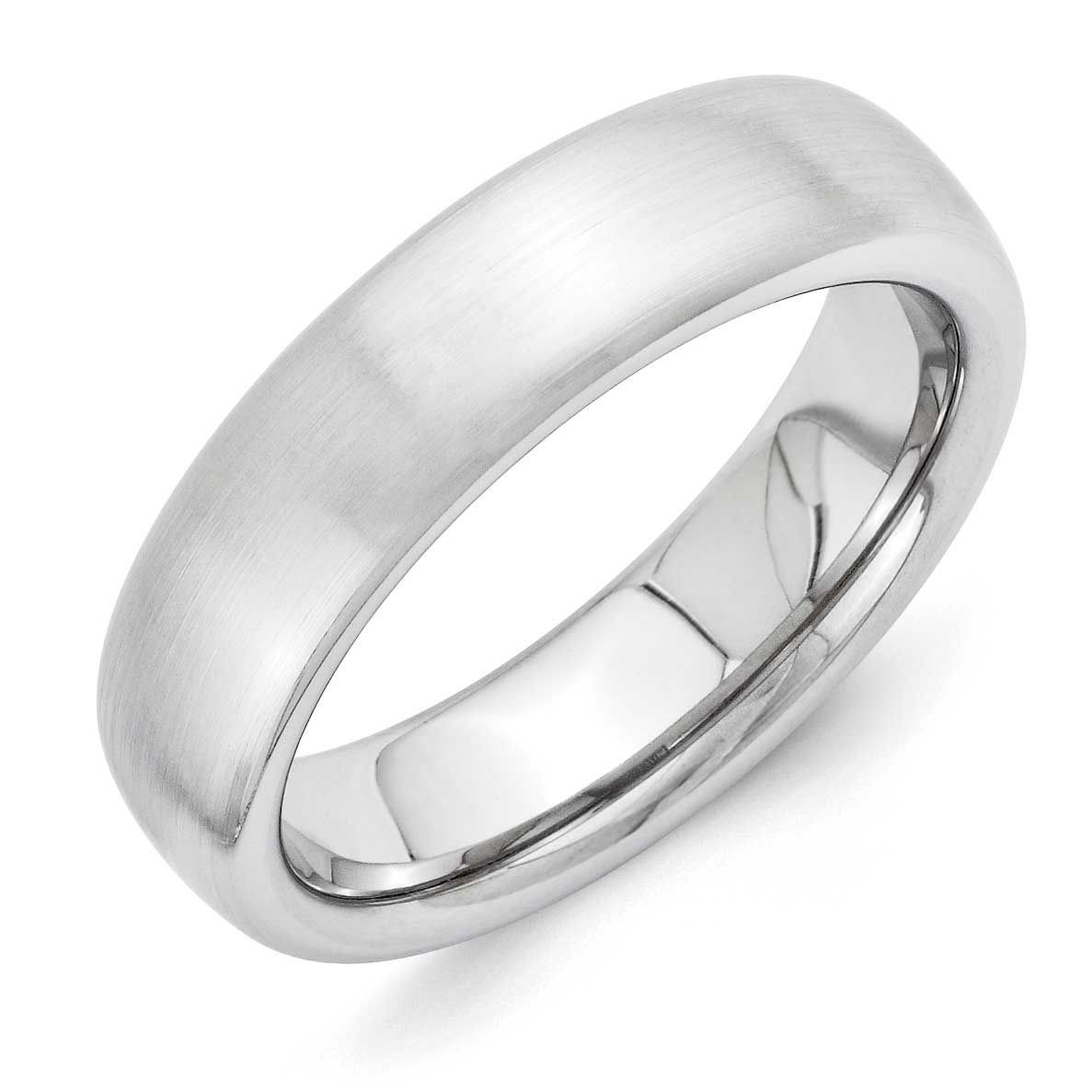 Brushed 6mm Domed Band Vitalium, VB102-7, 883957766010