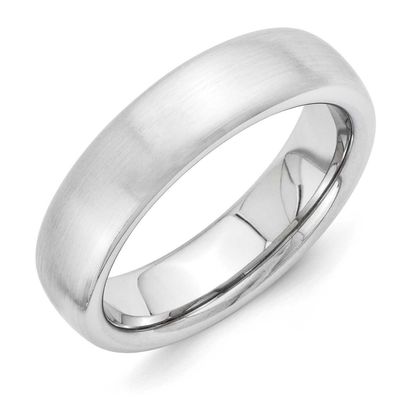 Brushed 6mm Domed Band Vitalium, VB102-7, 883957766010
