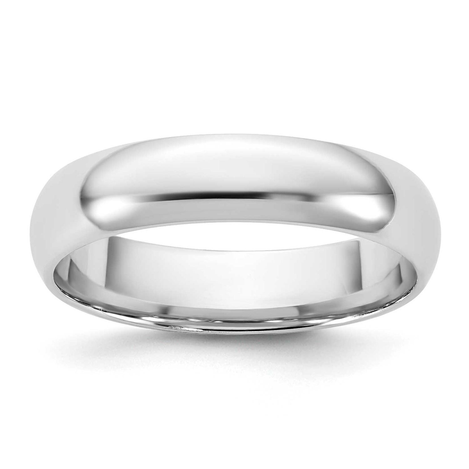 4.5mm Comfort Fit Band 10k White Gold, 1WCFL045-4,