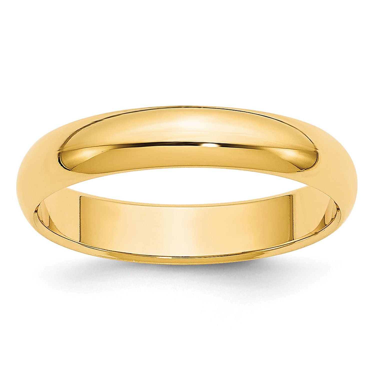 3.5mm Half Round Band 10k Gold, 1HRL035-12,