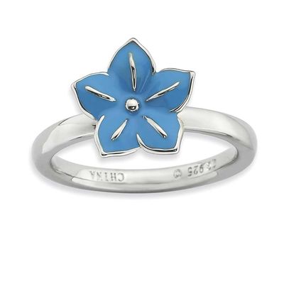 Morning Glory Ring Sterling Silver, QSK935-8, 886774230849