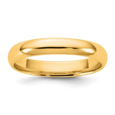 3.5mm Comfort Fit Band 10k Gold, 1CFL035-13.5,