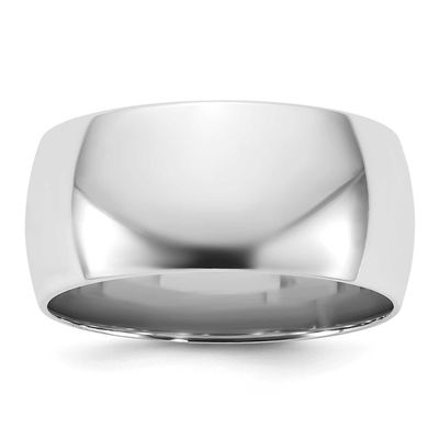 9mm Comfort Fit Band 10k White Gold, 1WCF090-6.5,