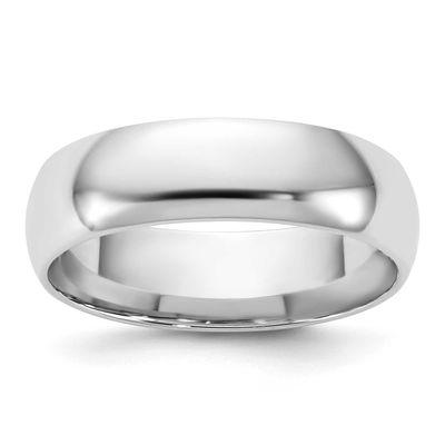 5.5mm Comfort Fit Band 14k White Gold, WCFL055-12,