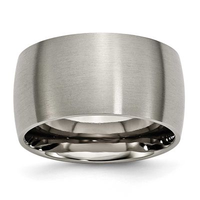 12mm Half Round Band Titanium Brushed, TB116-11.5, 883957762753