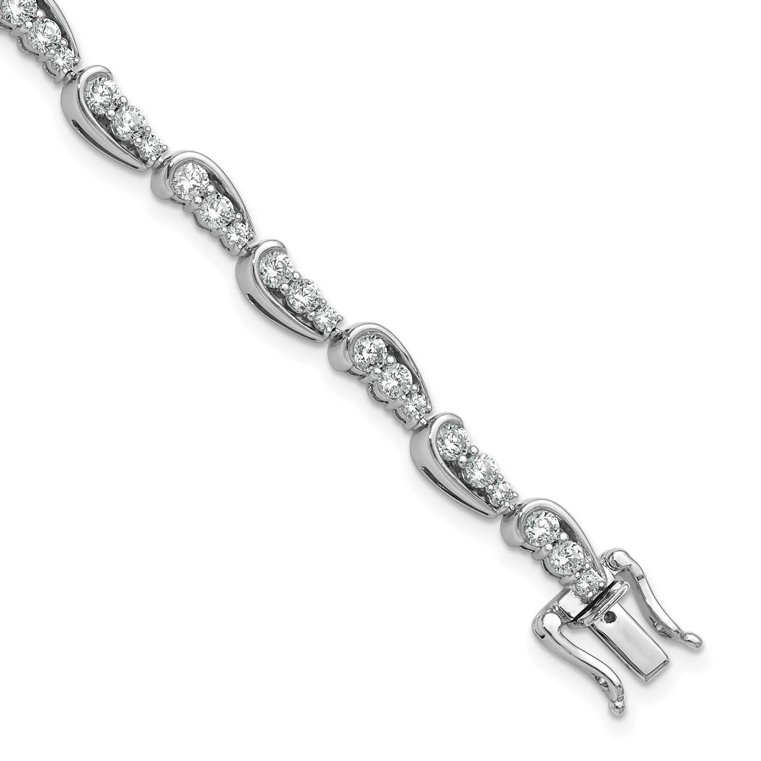 Lab Grown Diamond VS/SI FGH Bracelet 14k White Gold, BM10531-341-WLG,
