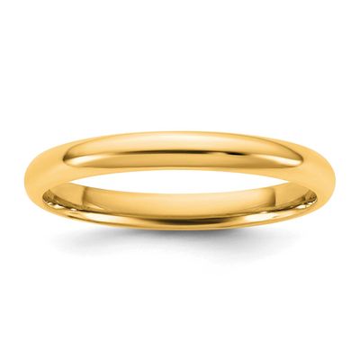 2.5mm Comfort Fit Band 10k Gold, 1CFL025-13,