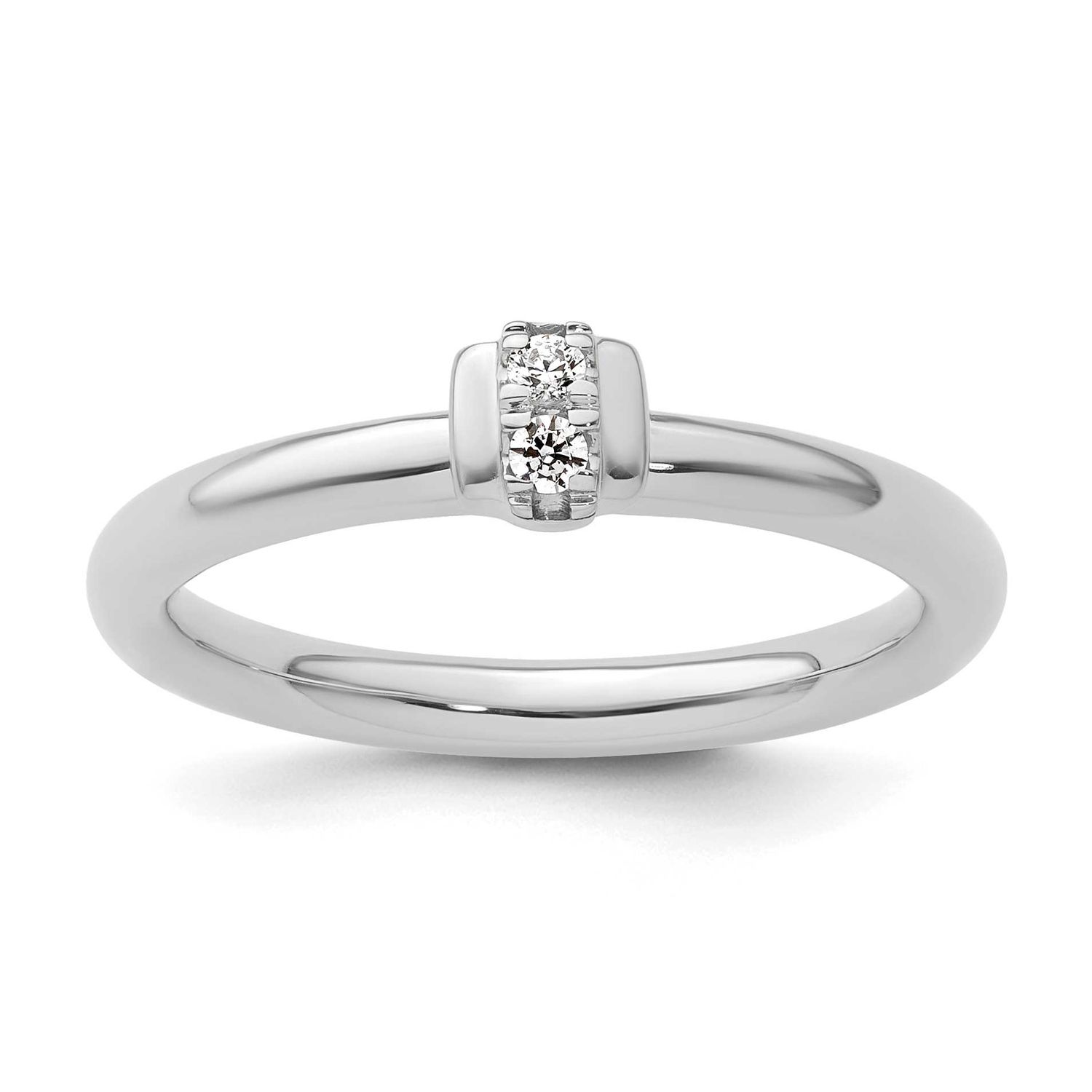 Diamond Ring 14k White Gold, SK2188-7, 196904274354