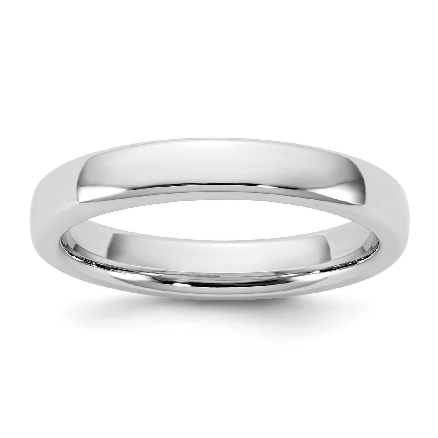3.5mm European Comfort Fit Band 14k White Gold, WECF035-11,