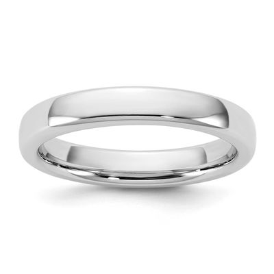 3.5mm European Comfort Fit Band 14k White Gold, WECF035-11,