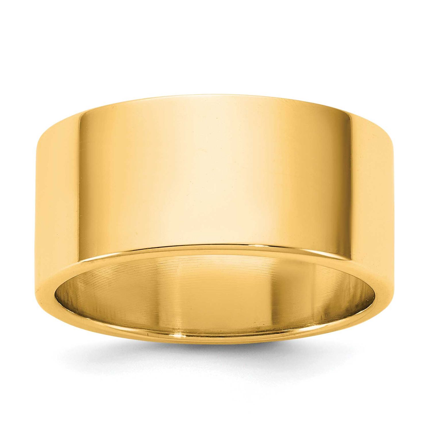 9mm Flat Band 14k Gold, FLL090-6,