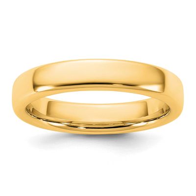 4mm European Comfort Fit Band 14k Gold, ECF040-6.5,