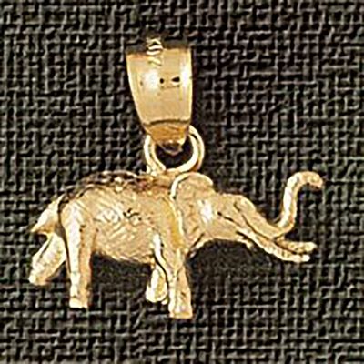 Dazzlers Jewelry Elephant Pendant Necklace Charm Bracelet in Yellow, White or Rose Gold 2364, MPN: …