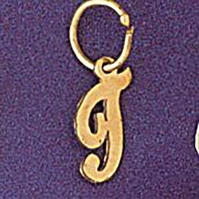 Dazzlers Jewelry Initial T Pendant Necklace Charm Bracelet in Yellow, White or Rose Gold 9562t, MPN…
