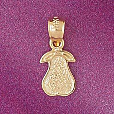 Dazzlers Jewelry Pear Pendant Necklace Charm Bracelet in Yellow, White or Rose Gold 6912, MPN: DZ-6…