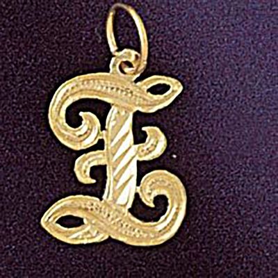 Dazzlers Jewelry Initial Z Classic Pendant Necklace Charm Bracelet in Yellow, White or Rose Gold 95…