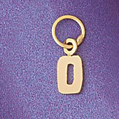 Dazzlers Jewelry Number 0 Pendant Necklace Charm Bracelet in Yellow, White or Rose Gold 95120, MPN:…