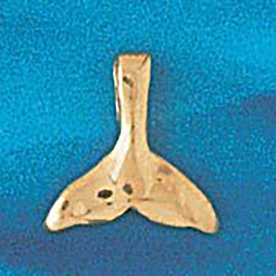 Dazzlers Jewelry Whale Tail Pendant Necklace Charm Bracelet in Yellow, White or Rose Gold 857, MPN:…
